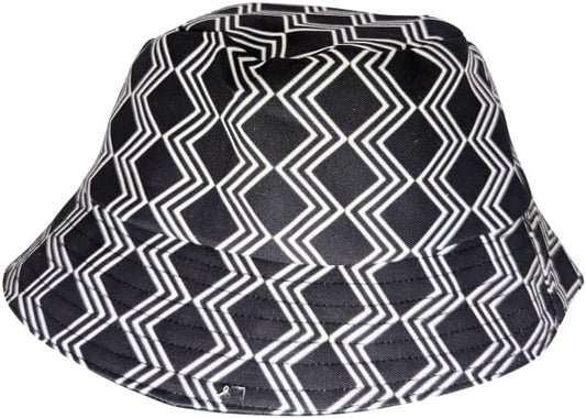 Black Xhosa African Bucket hat by Tribe Afrique - Adult size