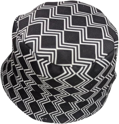 Black Xhosa African Bucket hat by Tribe Afrique - Adult size