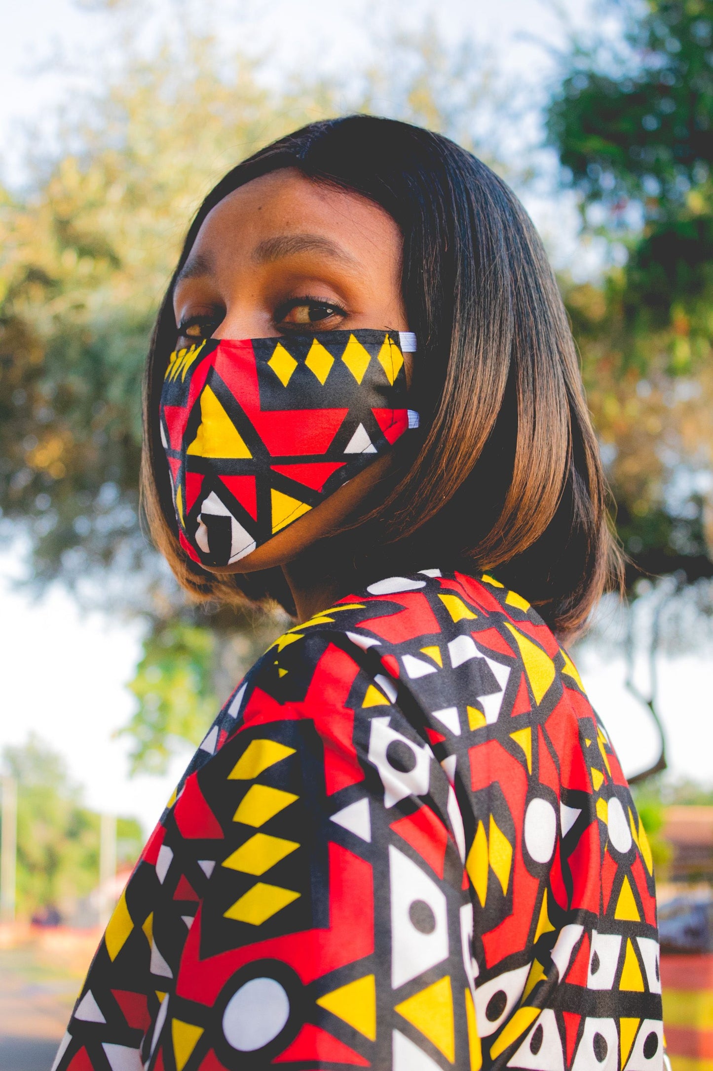 Ogya Mask by Tribe Afrique - 3 Ply Only