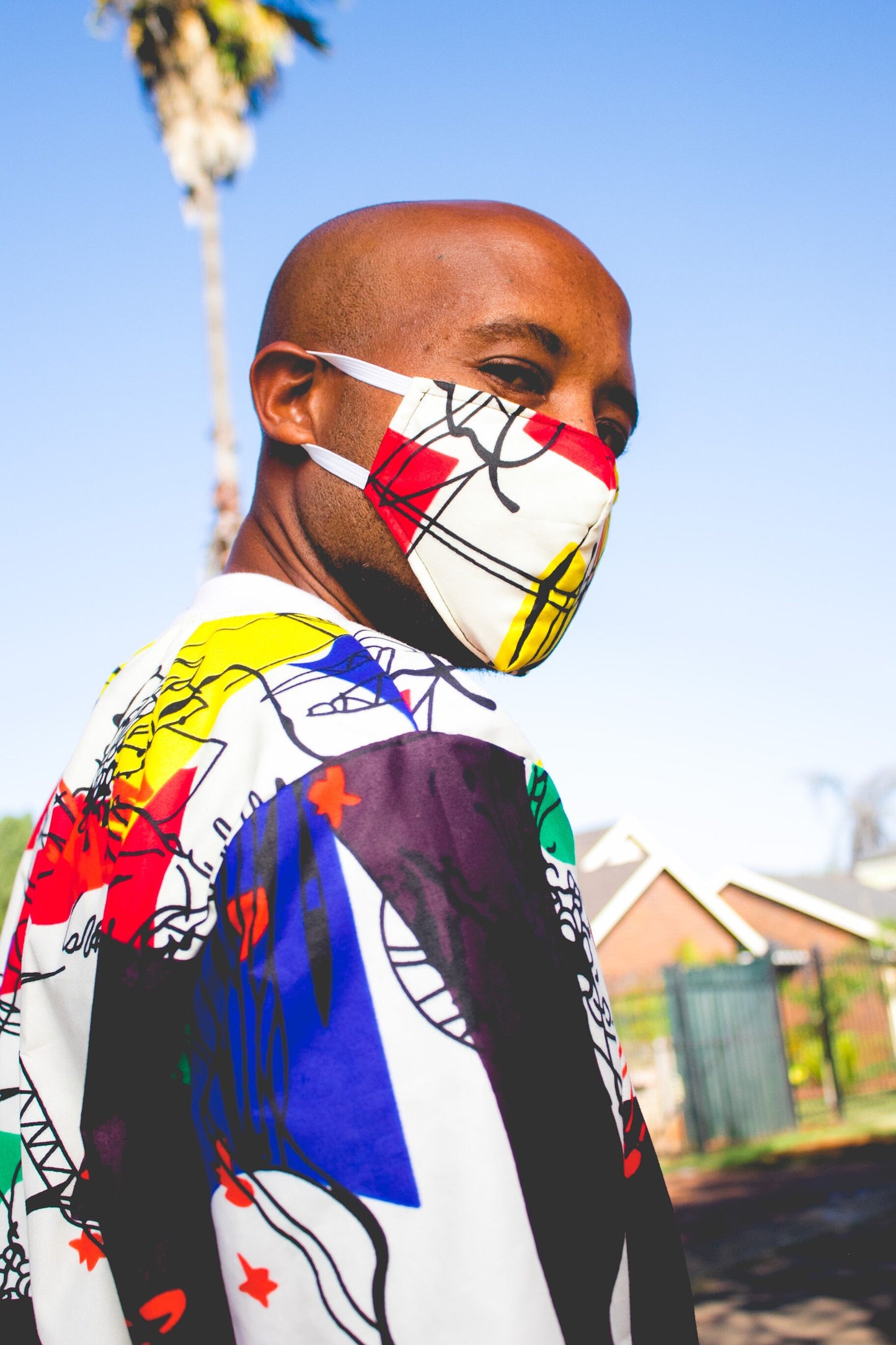 Mim African Bomber Jackets with Mask