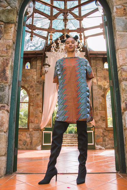 Lindo African Long Shirt by Tribe Afrique Tribe Afrique