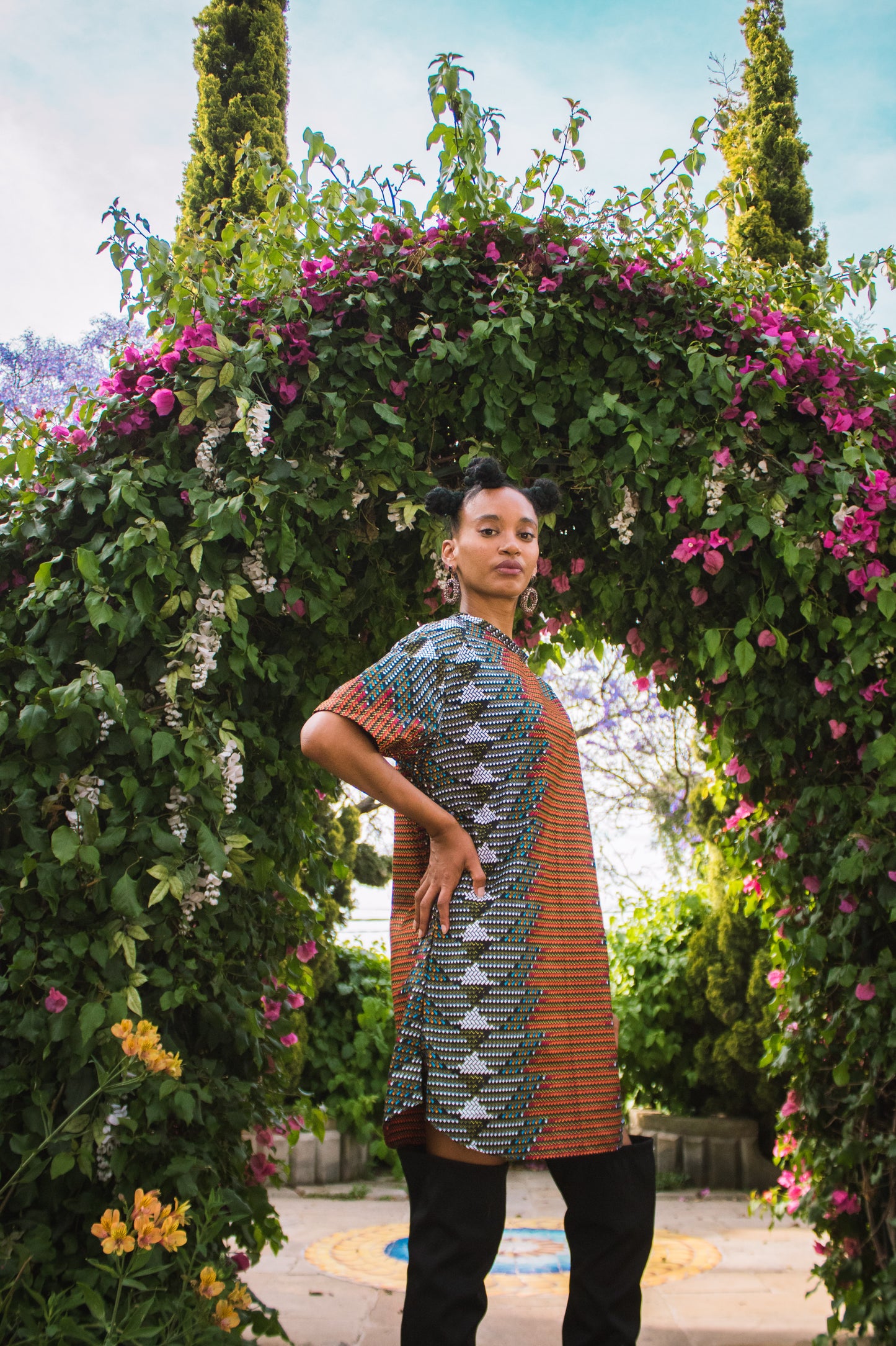 Lindo African Long Shirt by Tribe Afrique Tribe Afrique