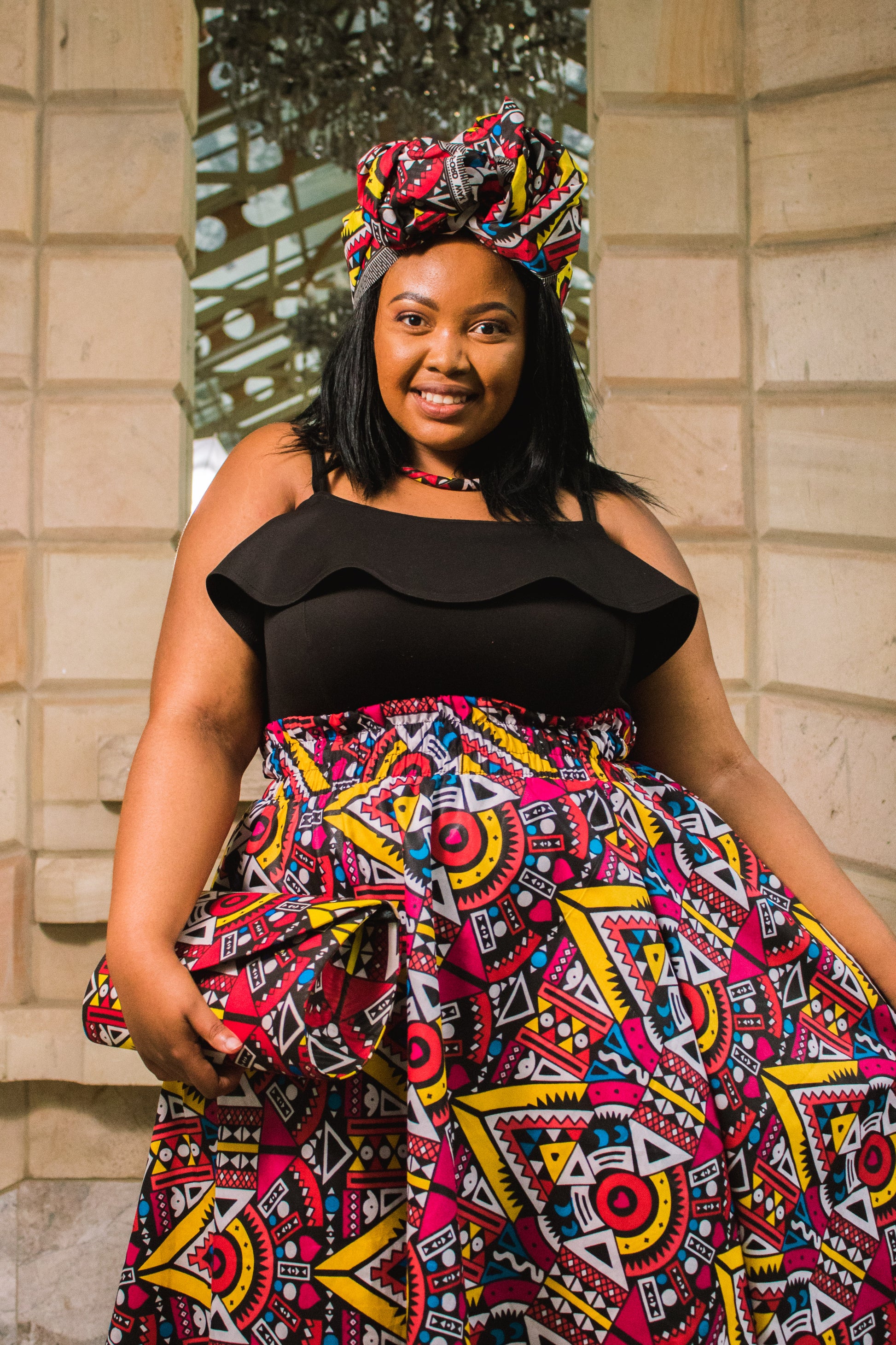 Kai High Waist Skirt by Tribe Afrique (With Pockets) Tribe Afrique
