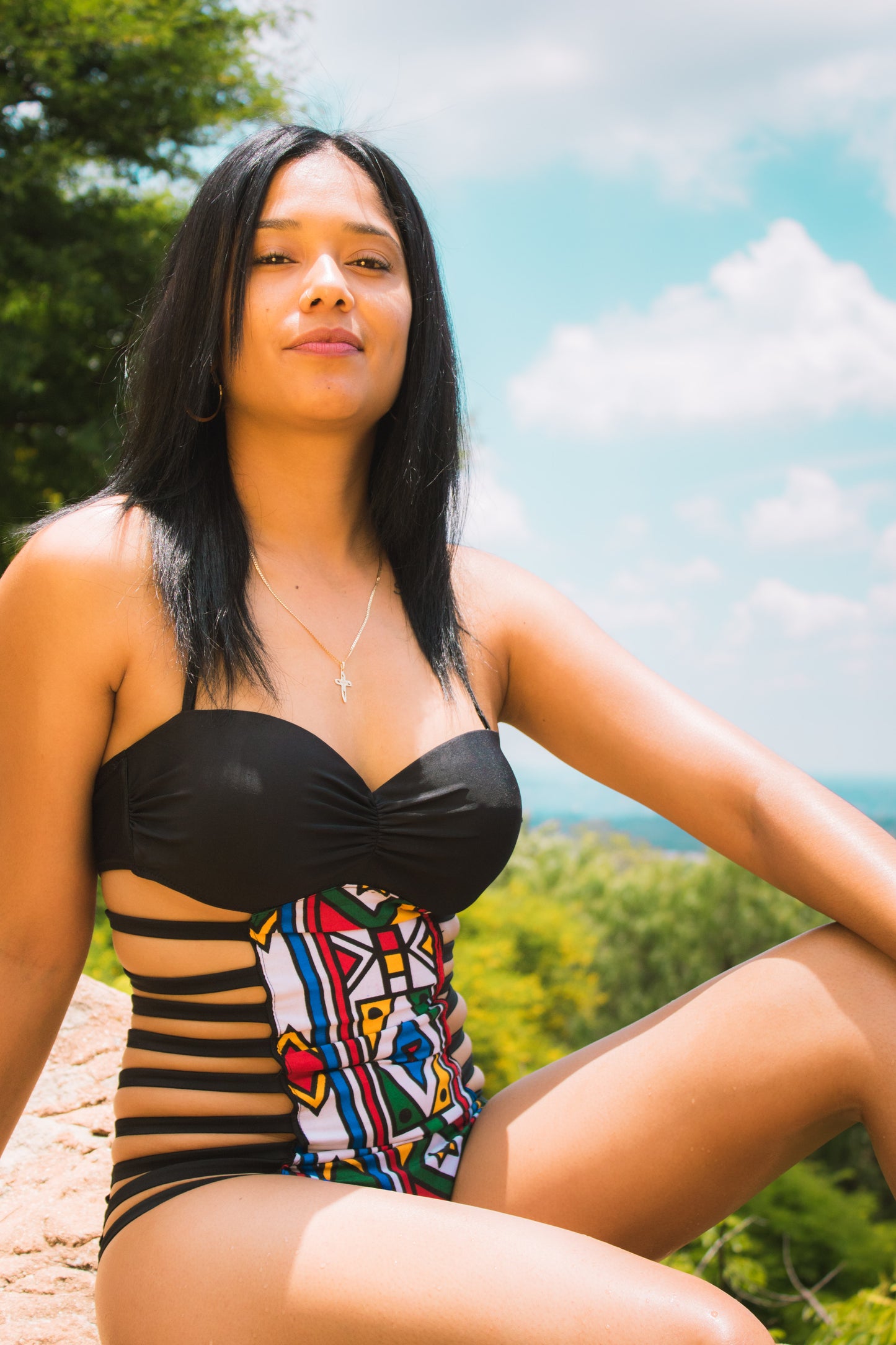 Mzansi  Full 1-Piece Swimsuit Limited Edition Tribe Afrique