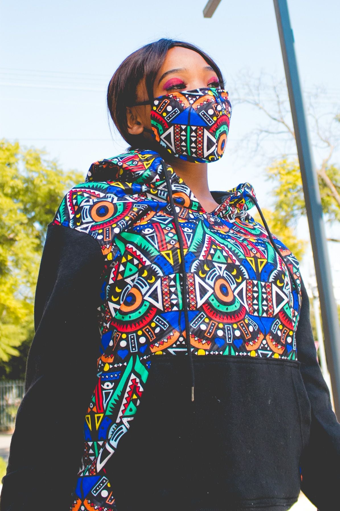 Omokai Hoodie by Tribe Afrique Tribe Afrique