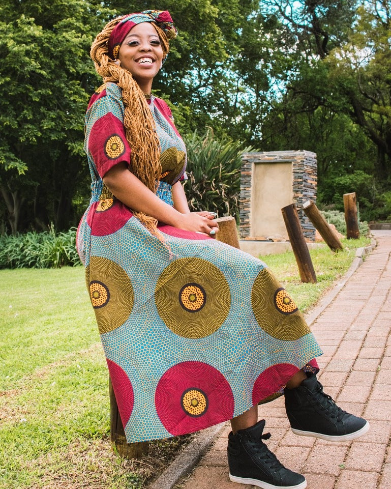 Lashibi High Waist Skirt by Tribe Afrique (With Pockets) Tribe Afrique