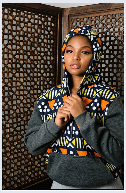 Full Piece Nkonta Hoodie by Tribe Afrique