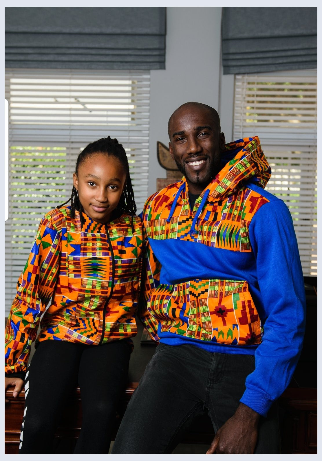 Kente Hoodie by Tribe Afrique Tribe Afrique