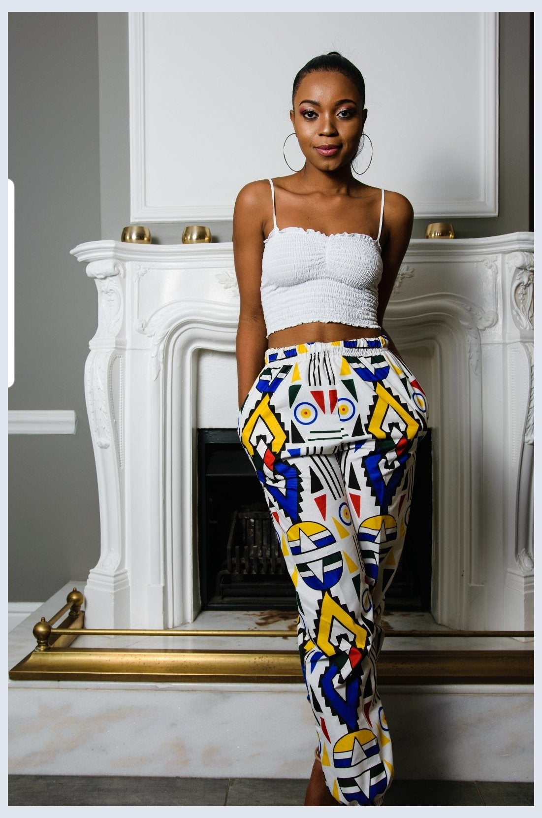 Ndebele Kese Pants by Tribe Afrique Tribe Afrique