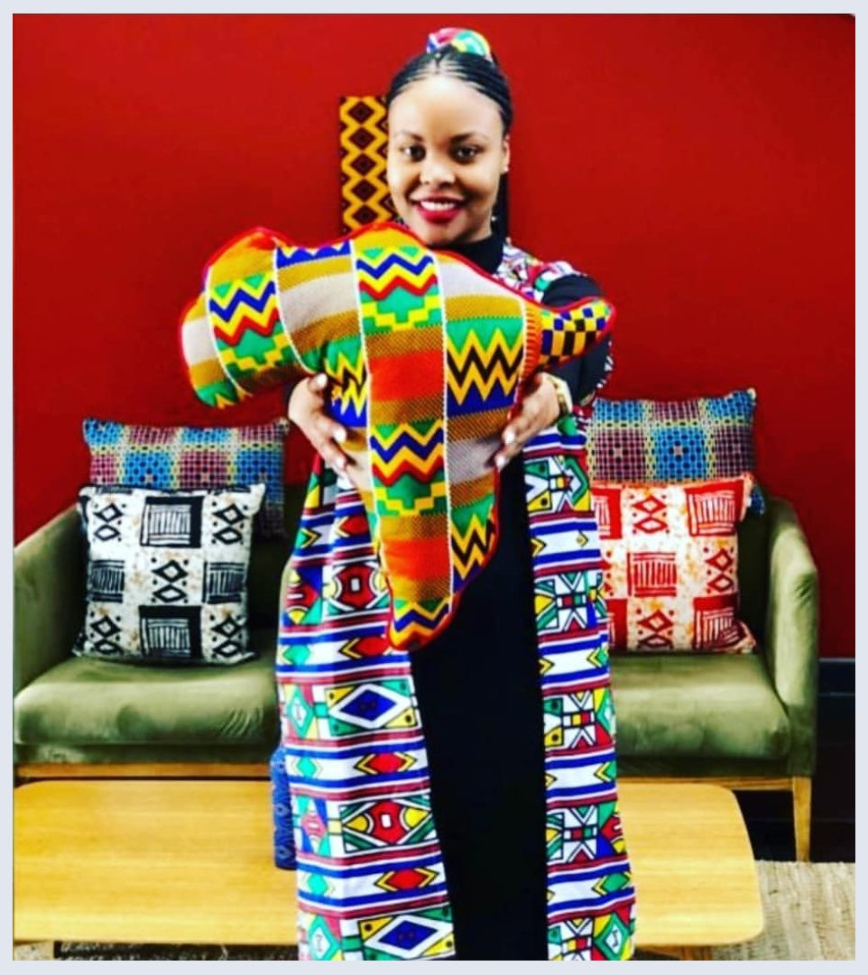 Ndebele Overcoat by Tribe Afrique. Tribe Afrique