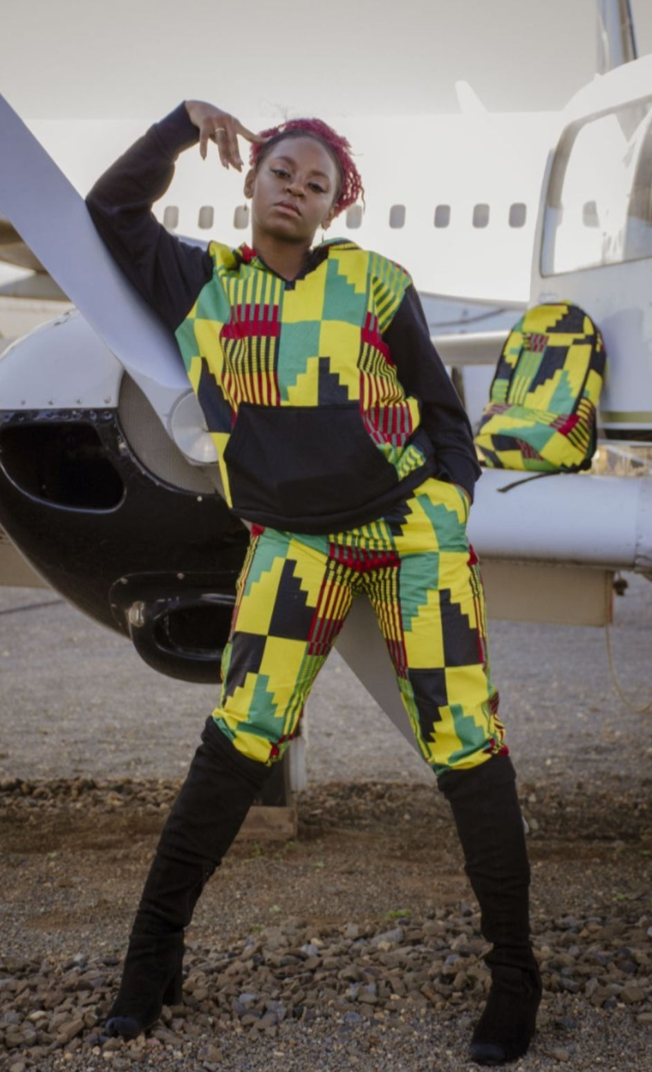 Samini Pants by Tribe Afrique (With Matching Mask)