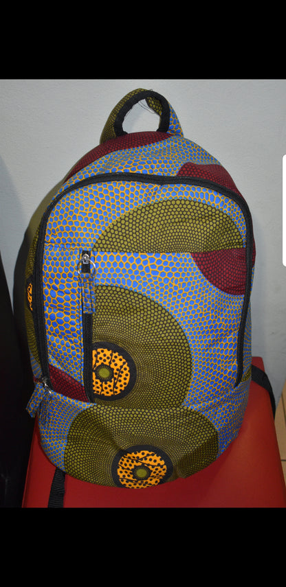 Lashibi Laptop Backpacks (With Mask) by Tribe Afrique
