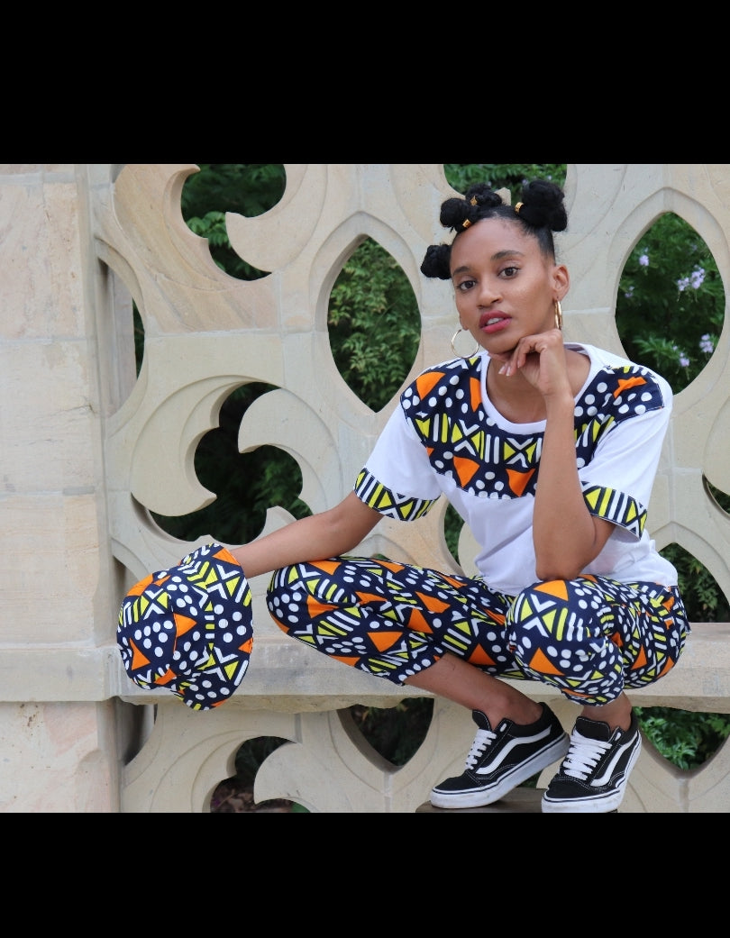 Nkonta Pants by Tribe Afrique (With Matching Mask)