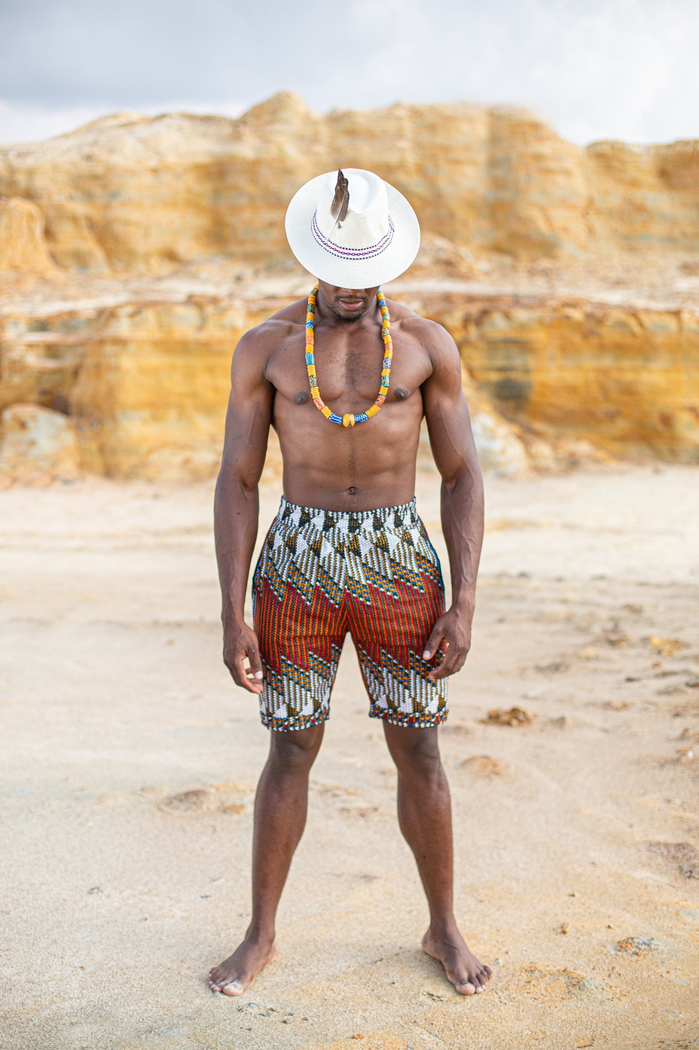 Lindo African Shorts by Tribe Afrique Tribe Afrique