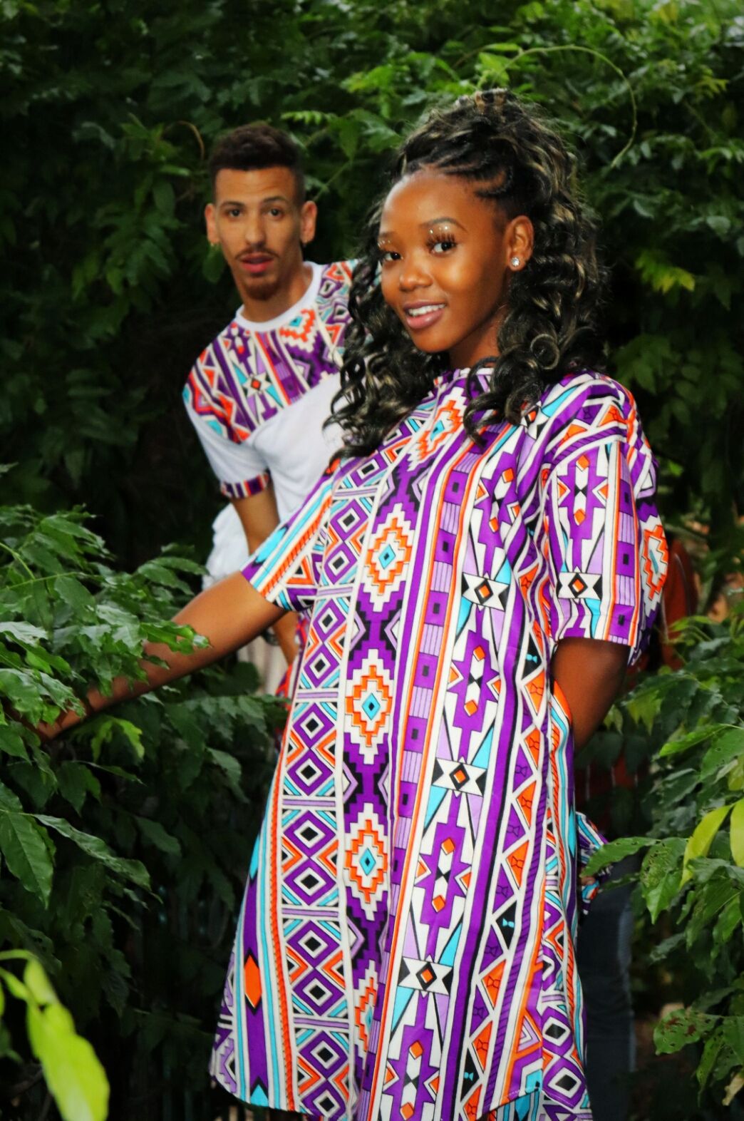 Pep Ndebele African Long Shirt by Tribe Afrique Tribe Afrique
