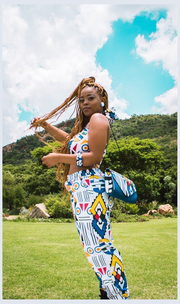 Ndebele Kese Pants by Tribe Afrique Tribe Afrique