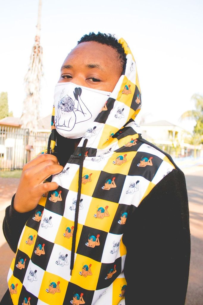 Limited Edition Black Moonchild Hoodie by Tribe Afrique. Tribe Afrique
