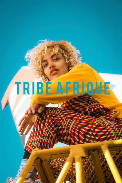 Lethu Pants by Tribe Afrique with Free Matching Mask
