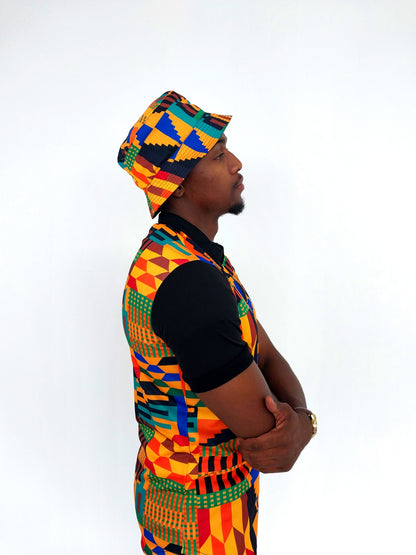 Kente Bucket Hats by Tribe Afrique Tribe Afrique